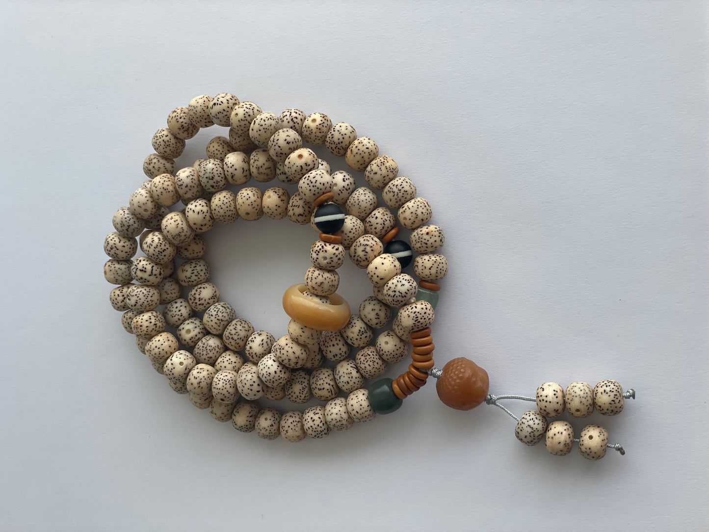 108 Beads Star Moon Bodhi Seeds Bracelet.