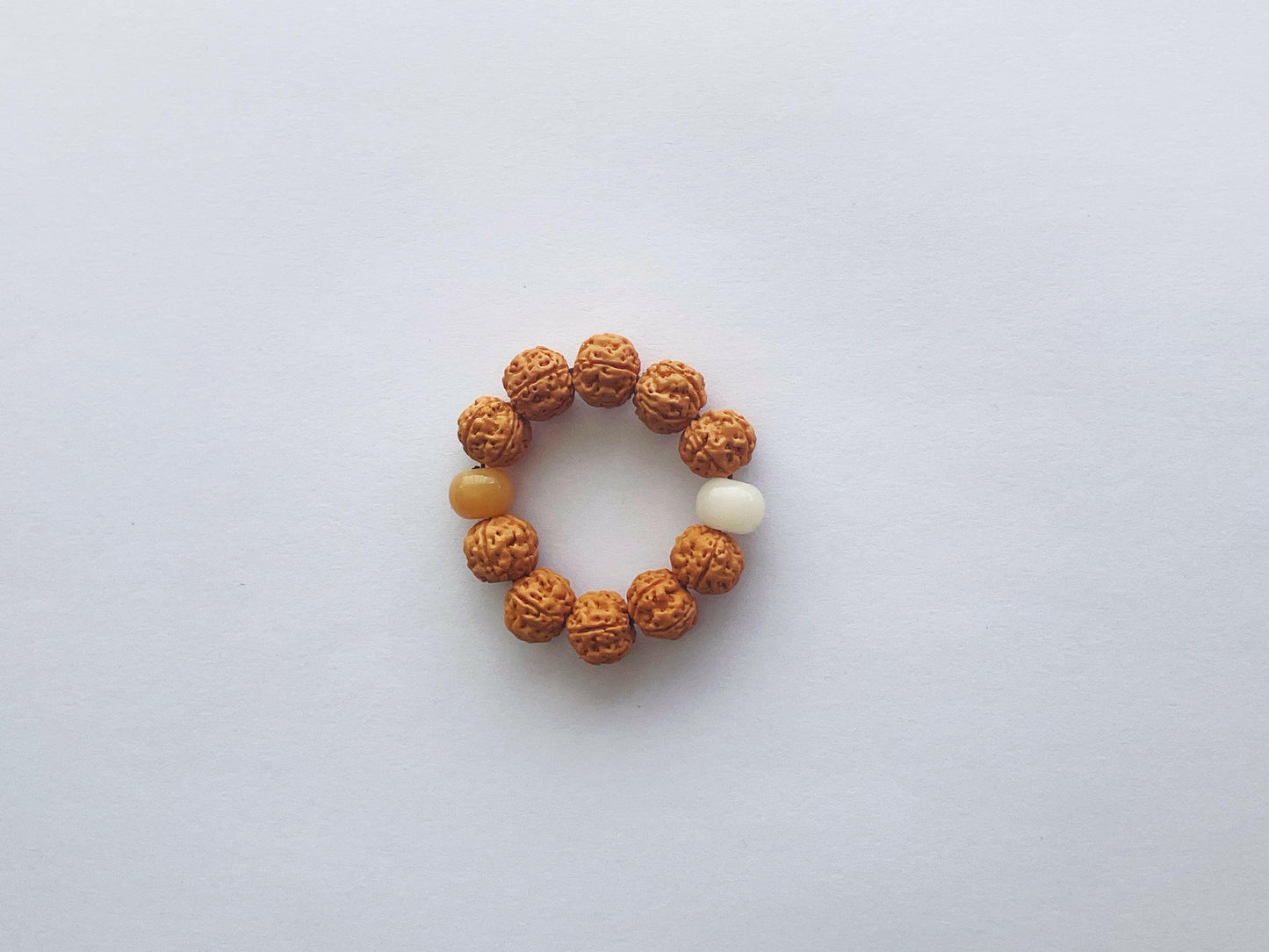FOCUS RELAX Natural Bodhi Seed Finger Beads Playful Fidget.