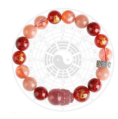 2025 Year of the Snake Zodiac Bracelet – Triple Harmony, Enhanced Fortune and Prosperity.