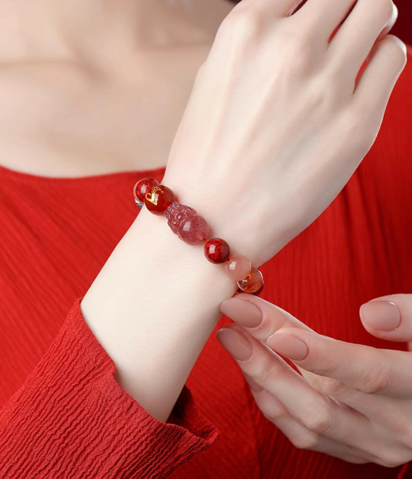 2025 Year of the Snake Zodiac Bracelet – Triple Harmony, Enhanced Fortune and Prosperity.