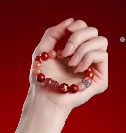 2025 Year of the Snake Zodiac Bracelet – Triple Harmony, Enhanced Fortune and Prosperity.