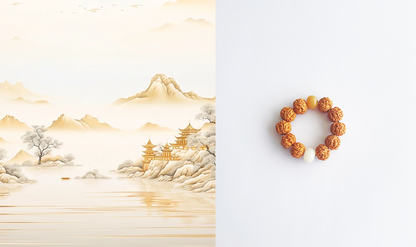 FOCUS RELAX Natural Bodhi Seed Finger Beads Playful Fidget.