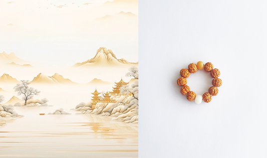 FOCUS RELAX Natural Bodhi Seed Finger Beads Playful Fidget.